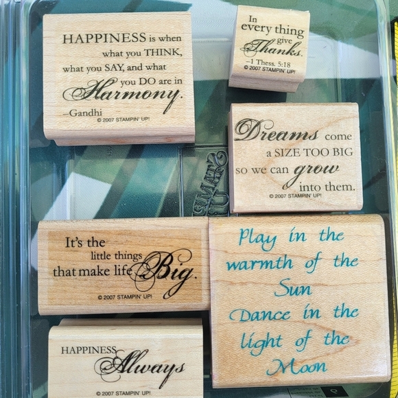 Stampin' Up! Other - Wood Stamps